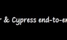 Angular & Cypress end-to-end testing