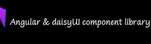 Angular & daisyUI component library