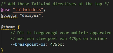 daisyUI styles scss Angular applicaties