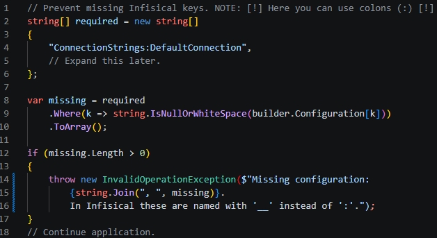 c_sharp_dotnet_code_check_required_variables_infisical